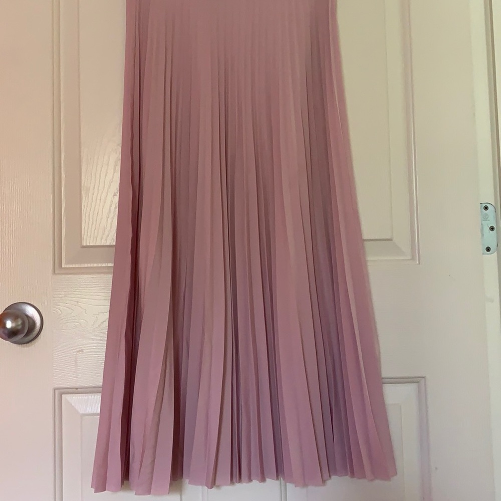 & Other Stories pleated midi skirt